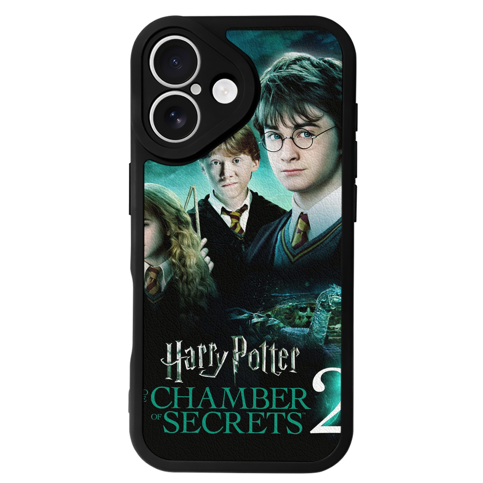 （画像用） Harry Potter ハリー・ポッターシリーズ 【iPhone 16シリーズ対応】シリコンスマホケース（レザー調） 材質：シリコン